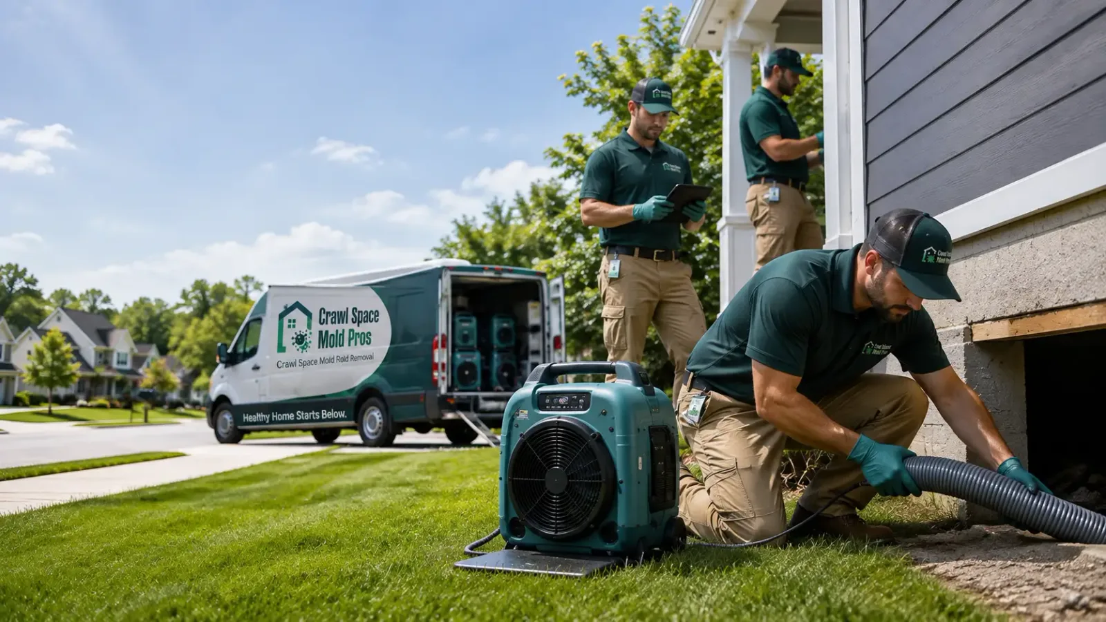 Crawl Space Mold Removal in Wasco, IL